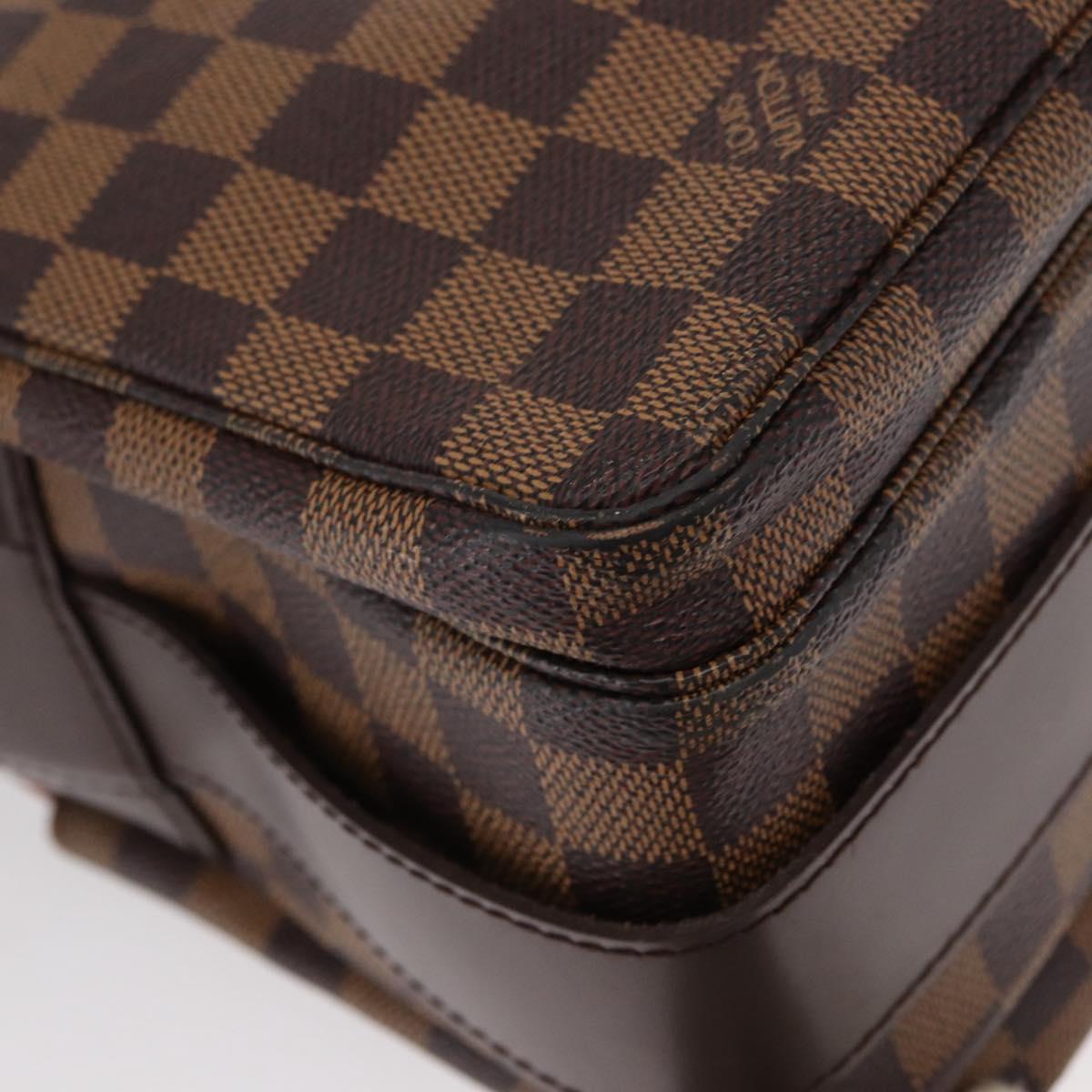LOUIS VUITTON Damier Ebene Naviglio Shoulder Bag N45255 LV Auth 153512