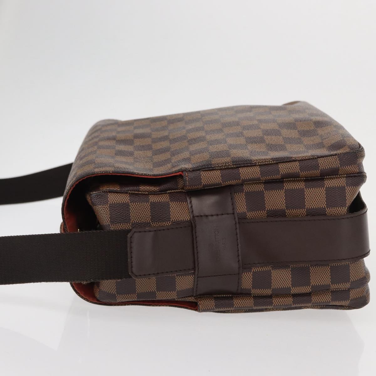 LOUIS VUITTON Damier Ebene Naviglio Shoulder Bag N45255 LV Auth 153512