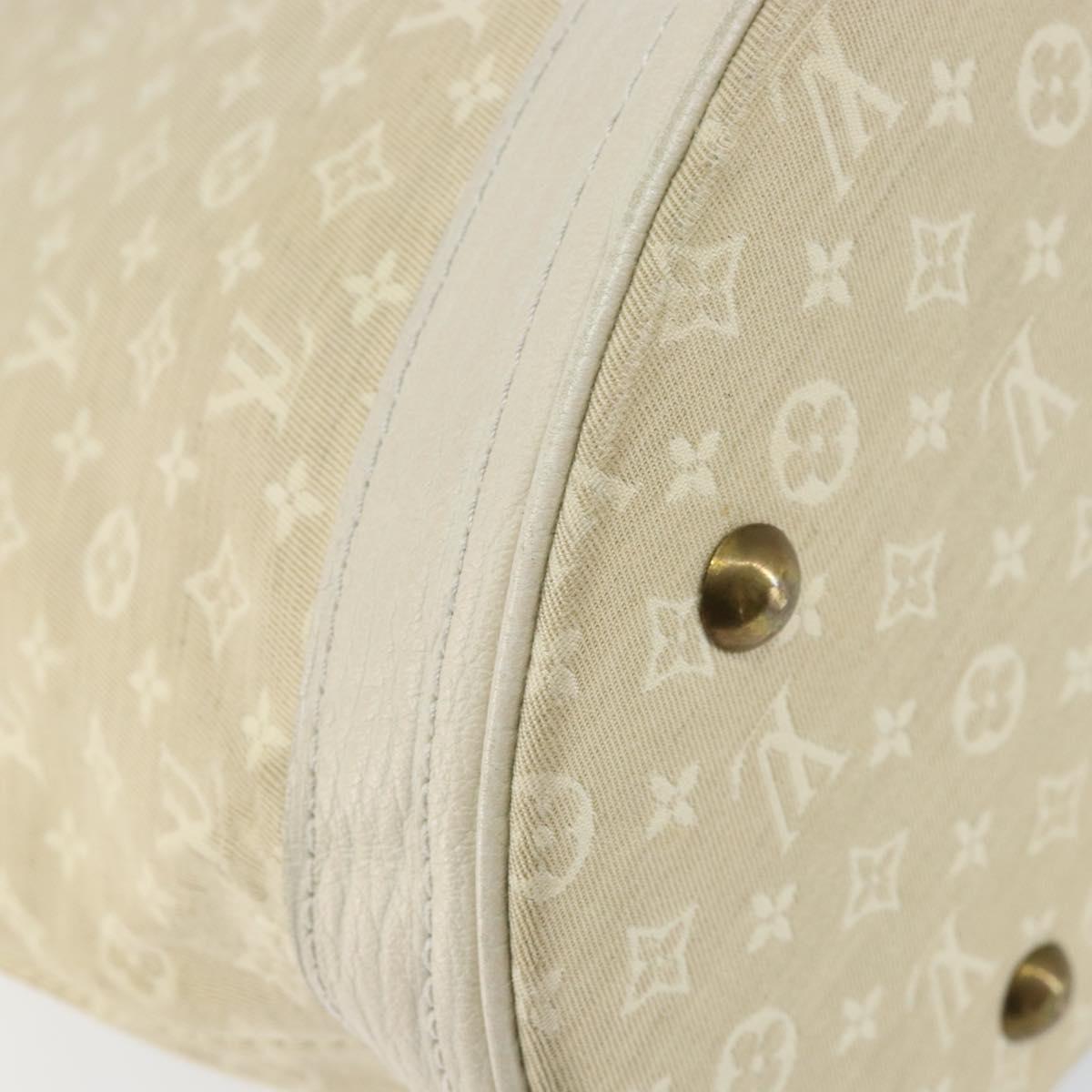 LOUIS VUITTON Monogram Mini Lin Bucket PM Shoulder Bag Dunne M95316 Auth 153514