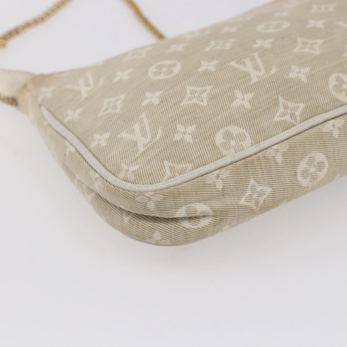 LOUIS VUITTON Mini Lin Mini Pochette Accessoires Pouch Dunne Auth 153515A