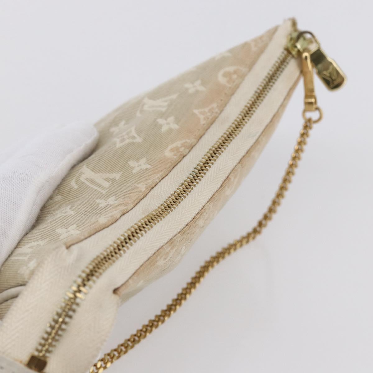 LOUIS VUITTON Mini Lin Mini Pochette Accessoires Pouch Dunne Auth 153515A