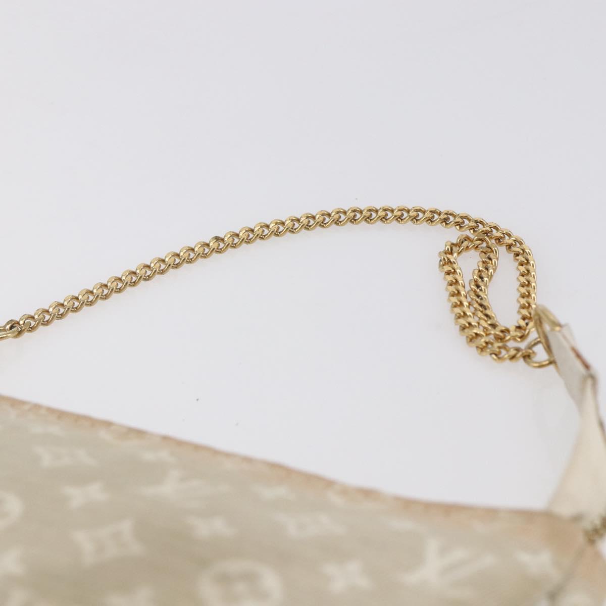 LOUIS VUITTON Mini Lin Mini Pochette Accessoires Pouch Dunne Auth 153515A