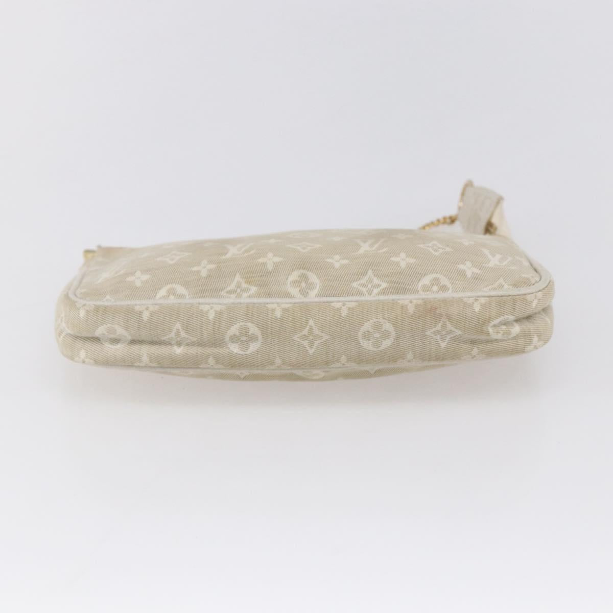LOUIS VUITTON Mini Lin Mini Pochette Accessoires Pouch Dunne Auth 153515A