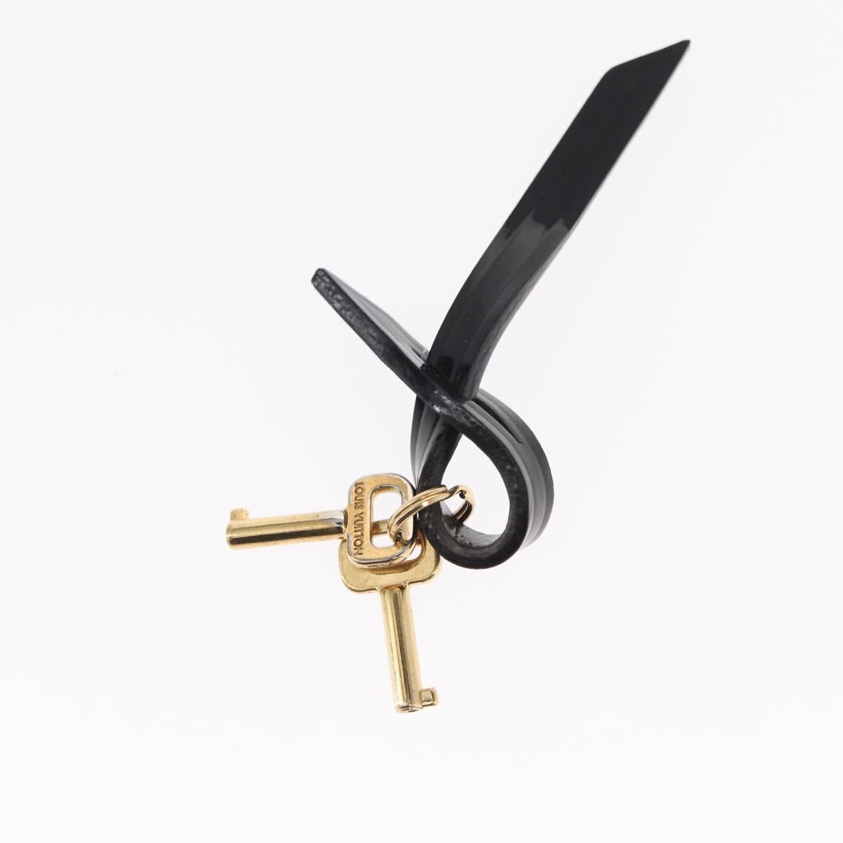 LOUIS VUITTON Vernis Monceau BB Hand Bag 2way Noir Manetic LV Auth 153517