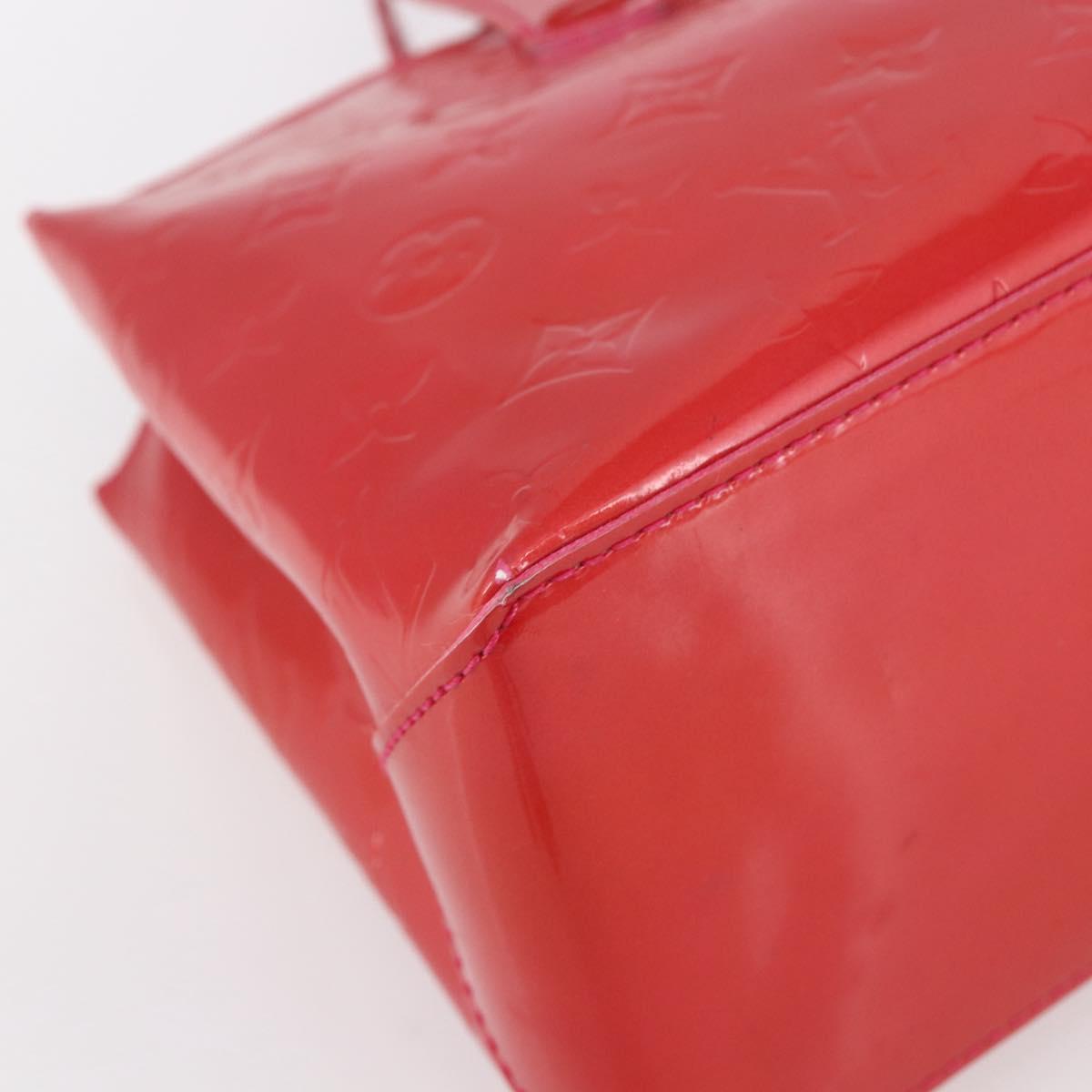 LOUIS VUITTON Monogram Vernis Wilshire PM Bag Rose Pop M93643 LV Auth 153521