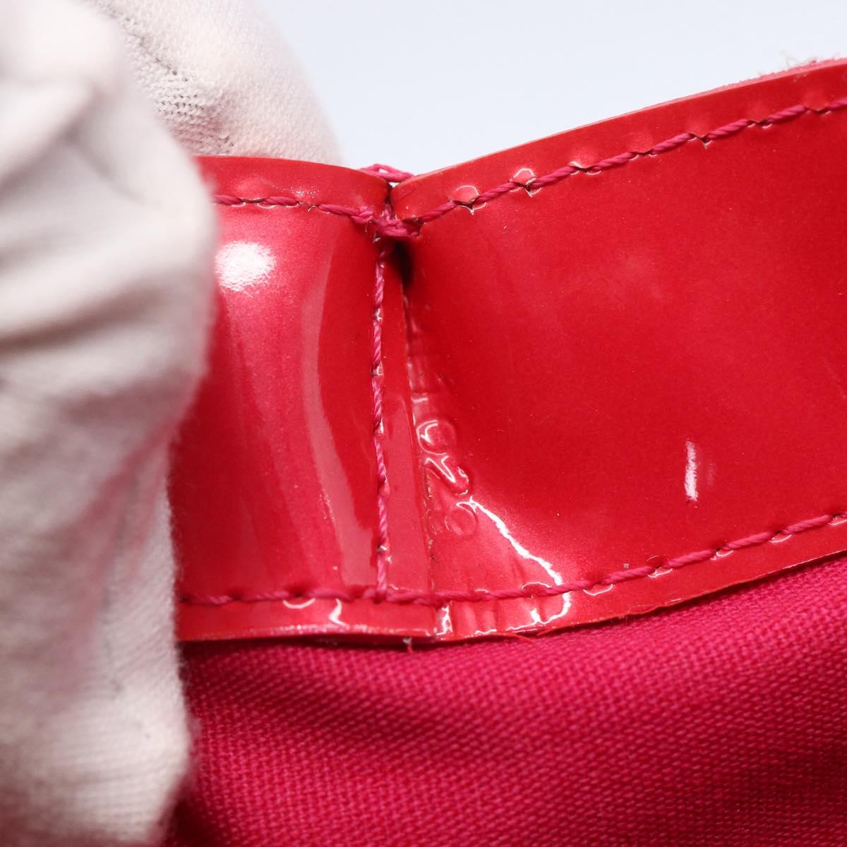 LOUIS VUITTON Monogram Vernis Wilshire PM Bag Rose Pop M93643 LV Auth 153521