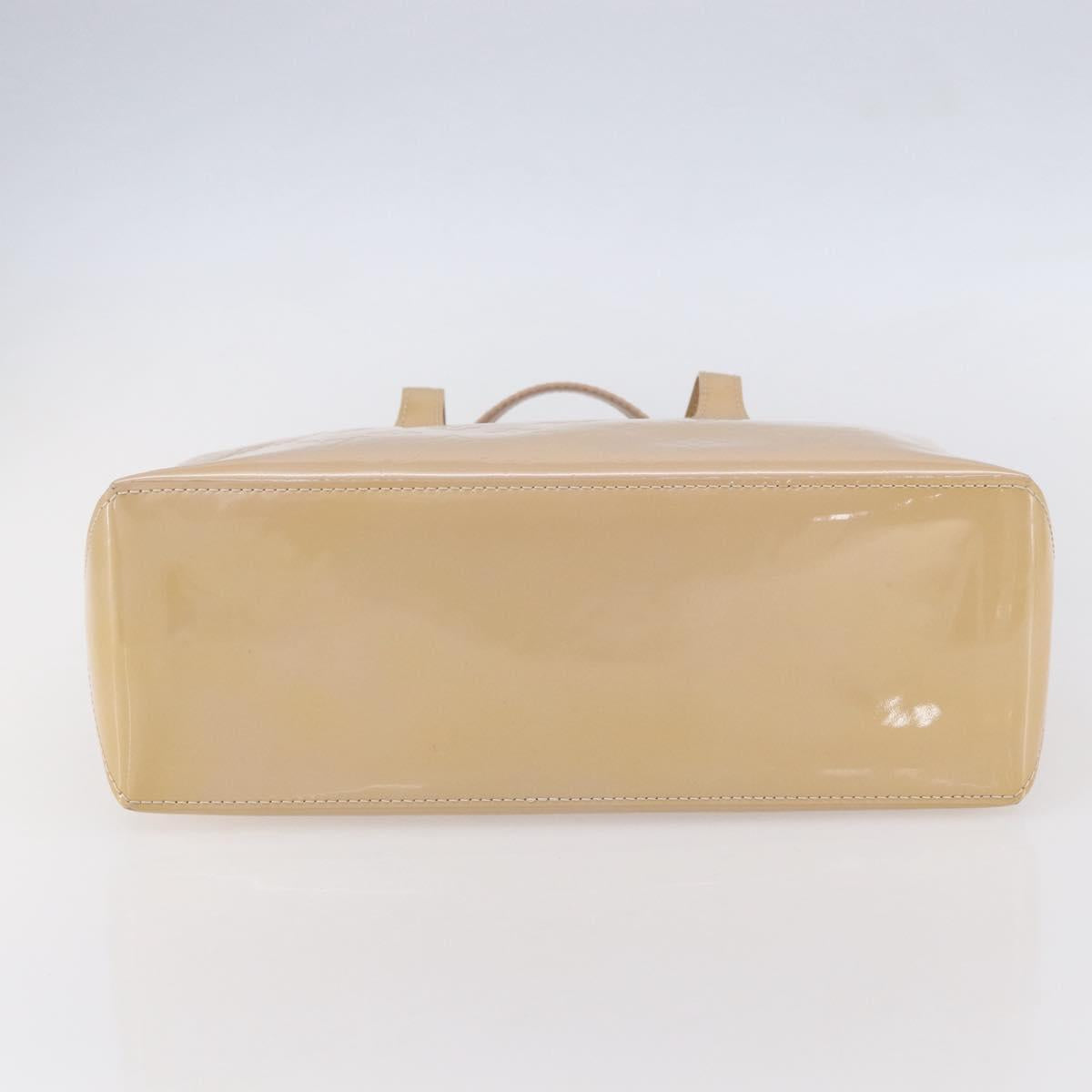 LOUIS VUITTON Vernis Wilshire PM Hand Bag Rose Flow Lantern M91642 Auth 153524