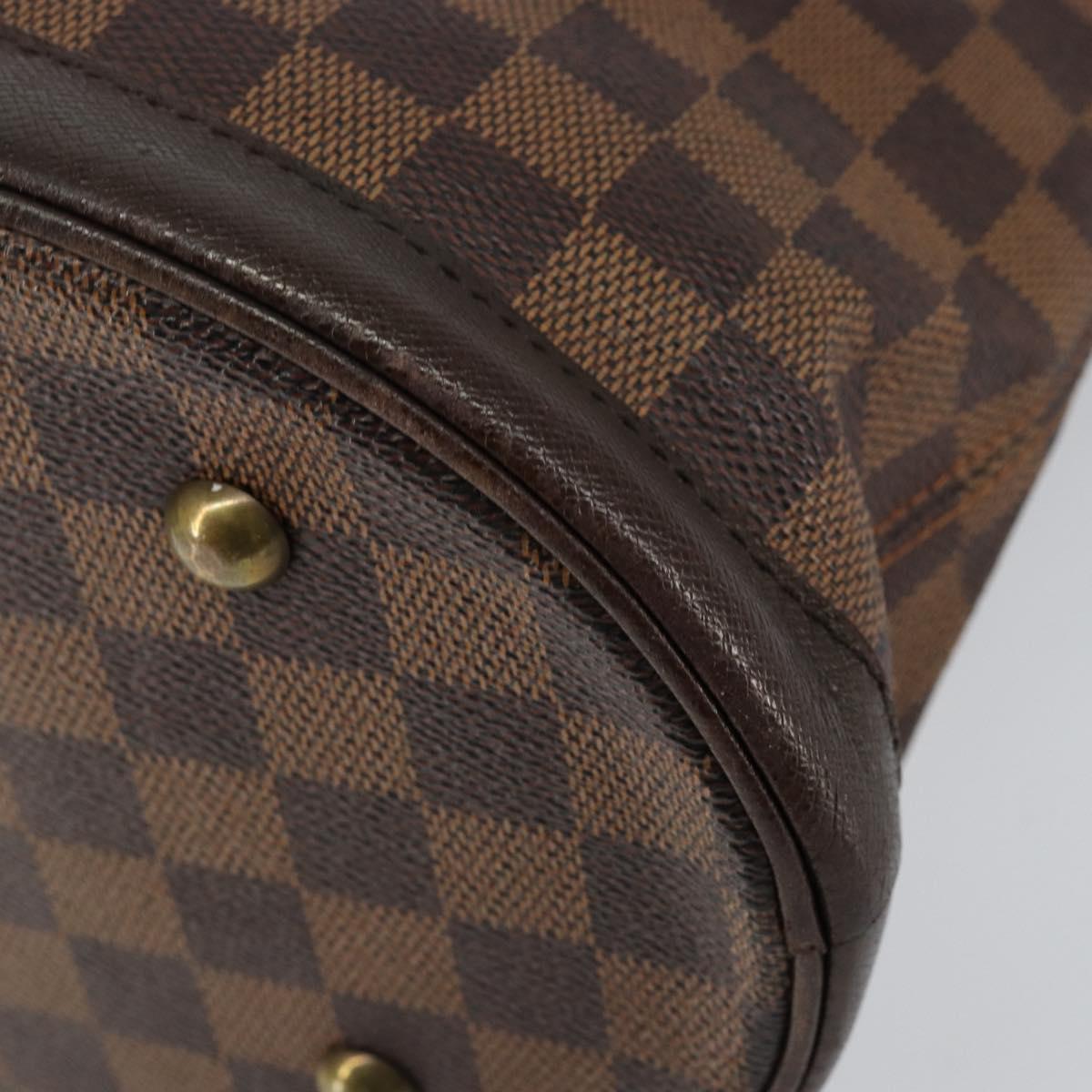 LOUIS VUITTON Damier Ebene Marais Shoulder Bag N42240 LV Auth 153525