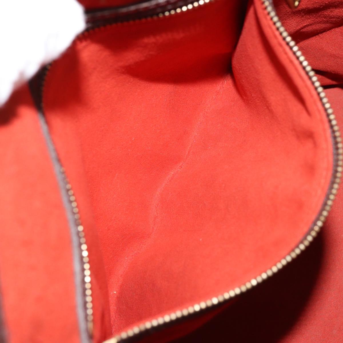 LOUIS VUITTON Damier Ebene Marais Shoulder Bag N42240 LV Auth 153525