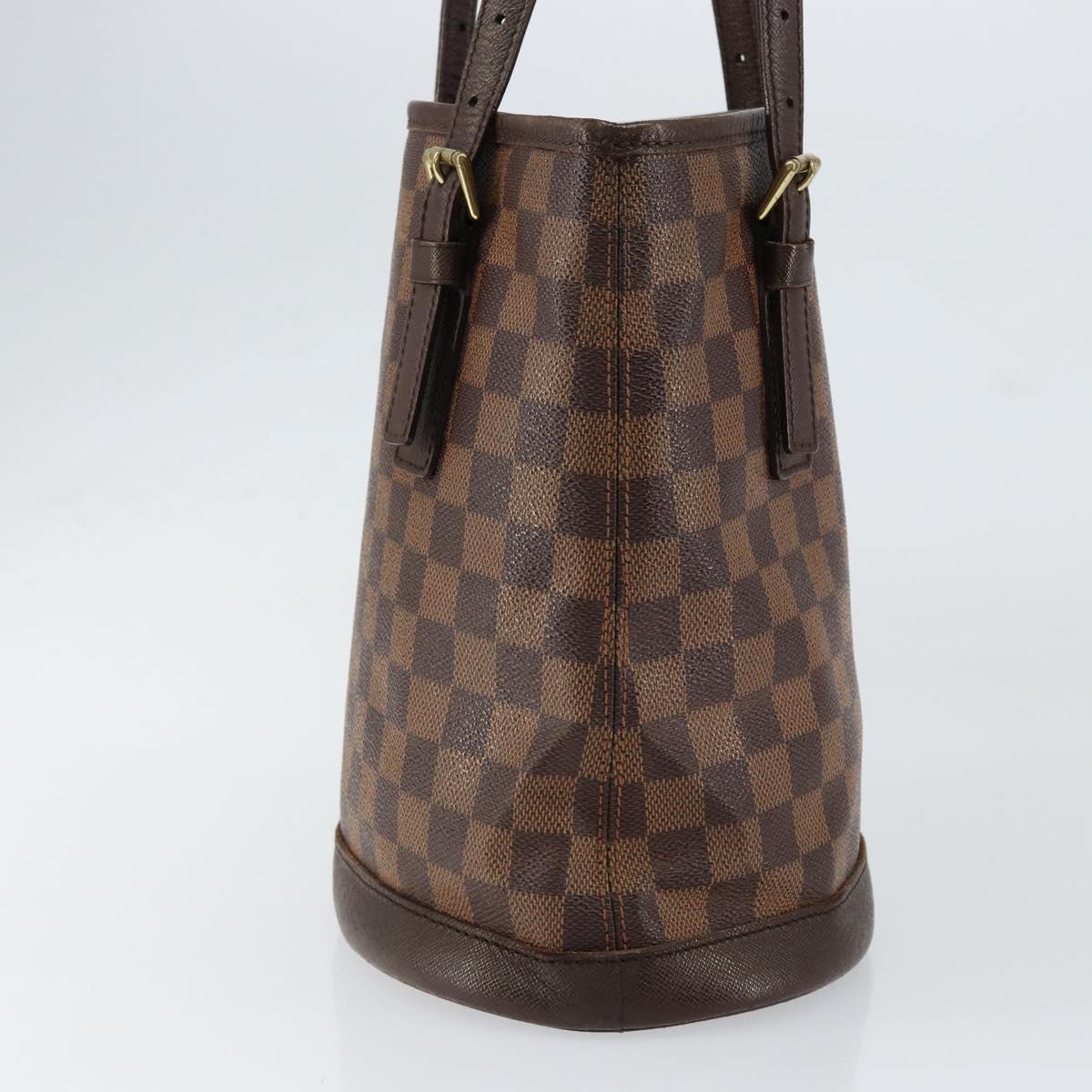 LOUIS VUITTON Damier Ebene Marais Shoulder Bag N42240 LV Auth 153525
