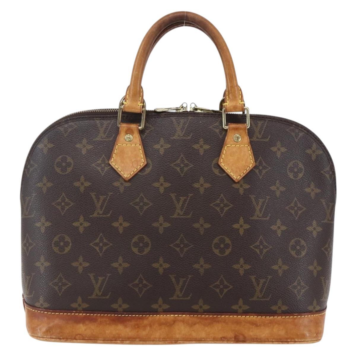 LOUIS VUITTON Monogram Alma Hand Bag M51130 LV Auth 153527