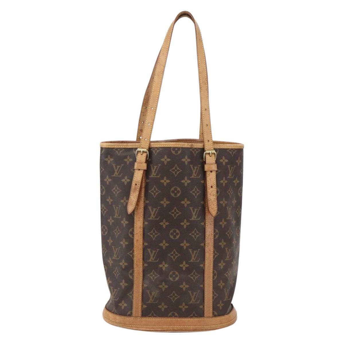 LOUIS VUITTON Monogram Bucket GM Shoulder Bag M42236 LV Auth 153529