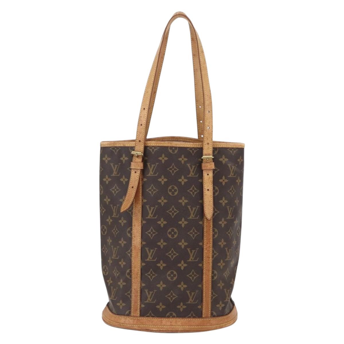 LOUIS VUITTON Monogram Bucket GM Shoulder Bag M42236 LV Auth 153529