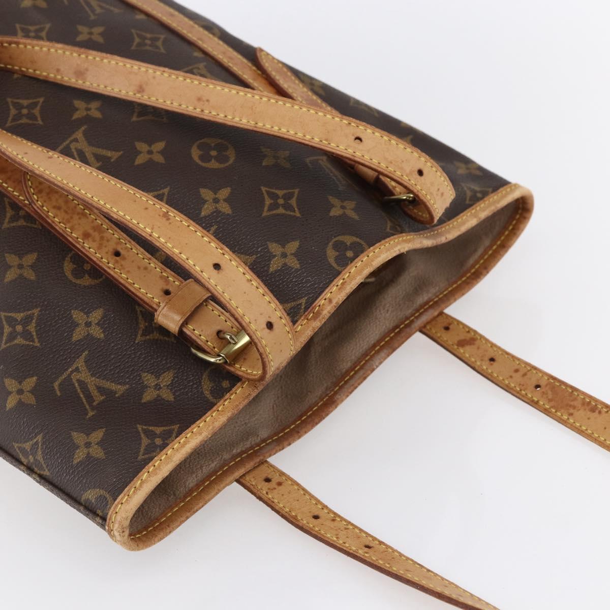 LOUIS VUITTON Monogram Bucket GM Shoulder Bag M42236 LV Auth 153529