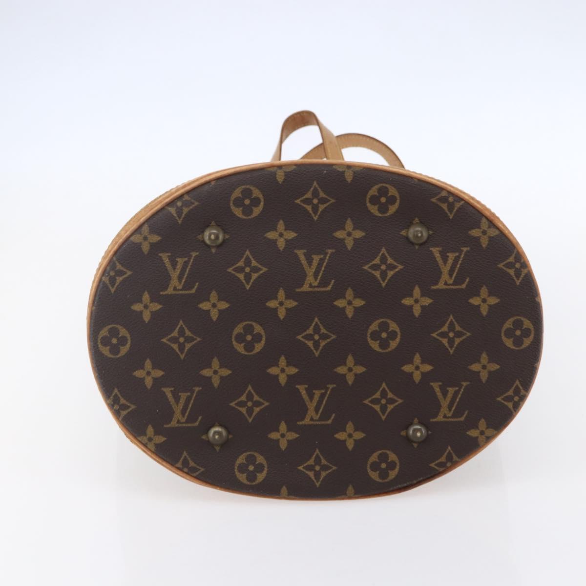 LOUIS VUITTON Monogram Bucket GM Shoulder Bag M42236 LV Auth 153529