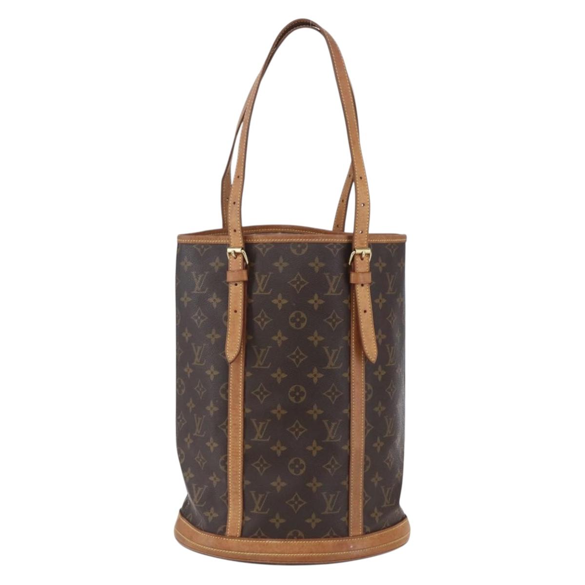 LOUIS VUITTON Monogram Bucket GM Shoulder Bag M42236 LV Auth 153530