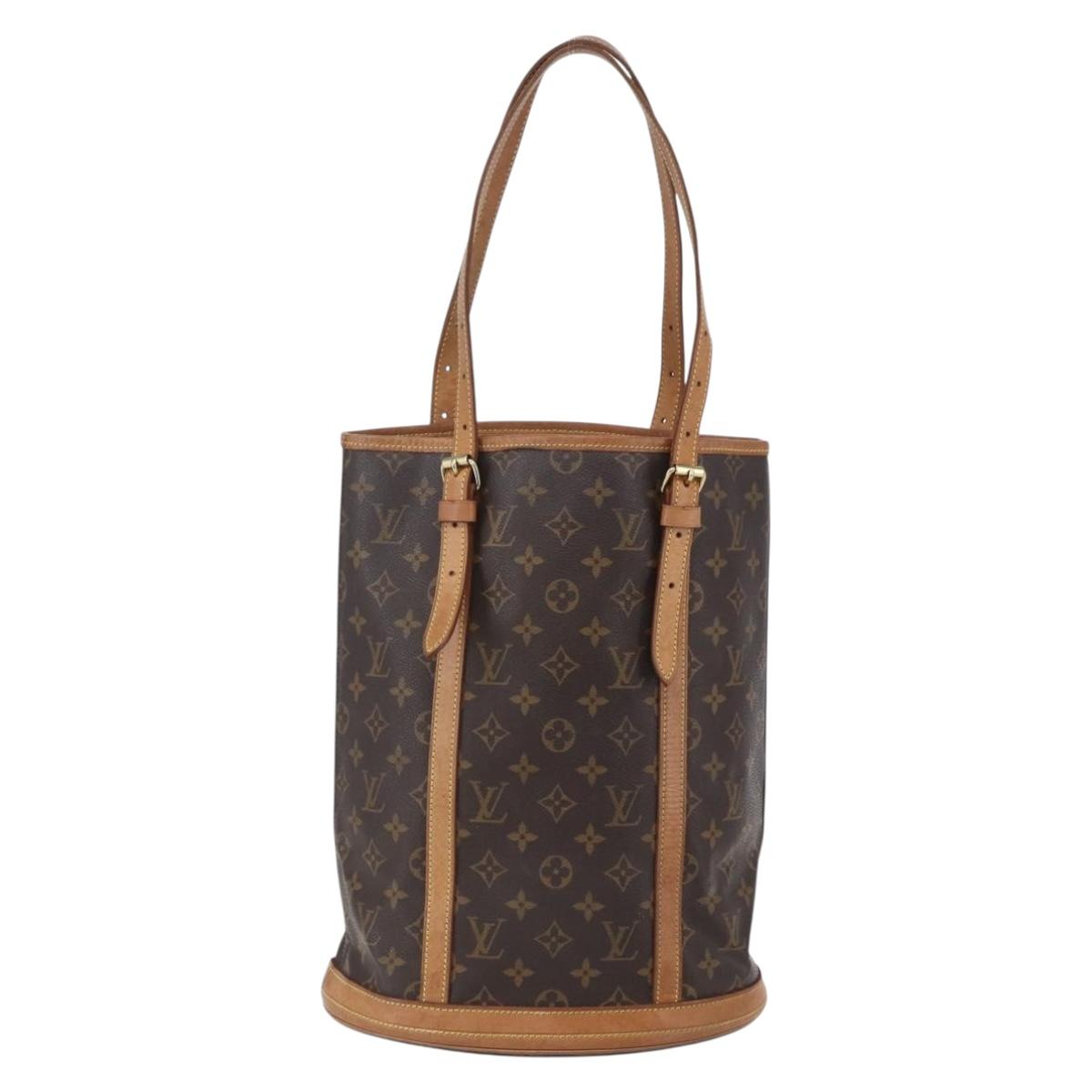 LOUIS VUITTON Monogram Bucket GM Shoulder Bag M42236 LV Auth 153530