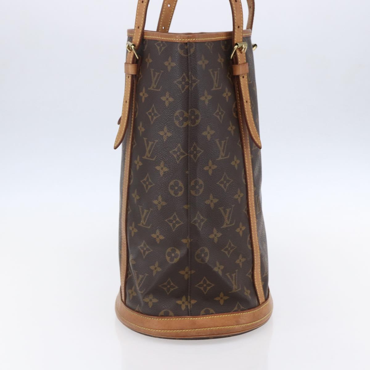 LOUIS VUITTON Monogram Bucket GM Shoulder Bag M42236 LV Auth 153530