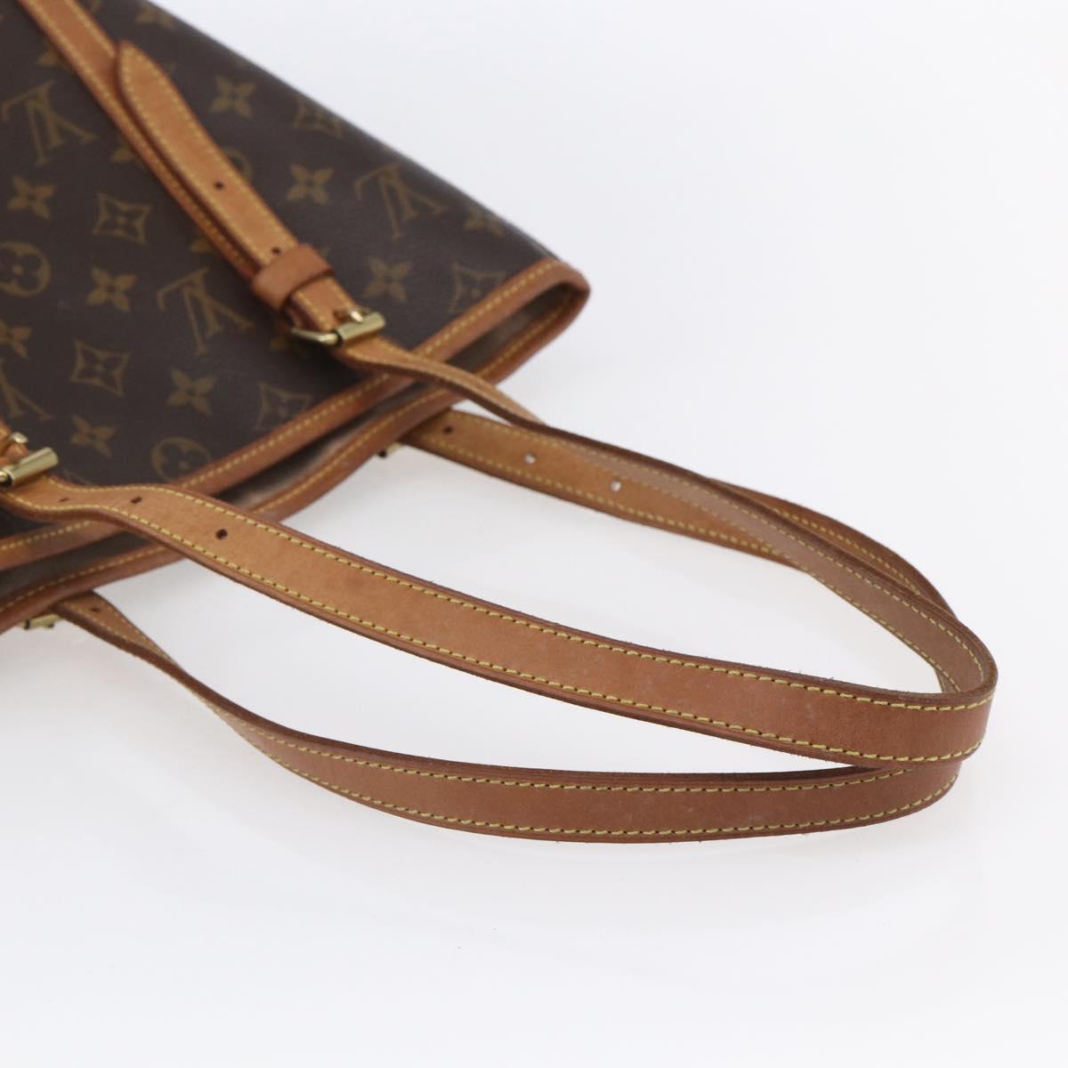 LOUIS VUITTON Monogram Bucket GM Shoulder Bag M42236 LV Auth 153530
