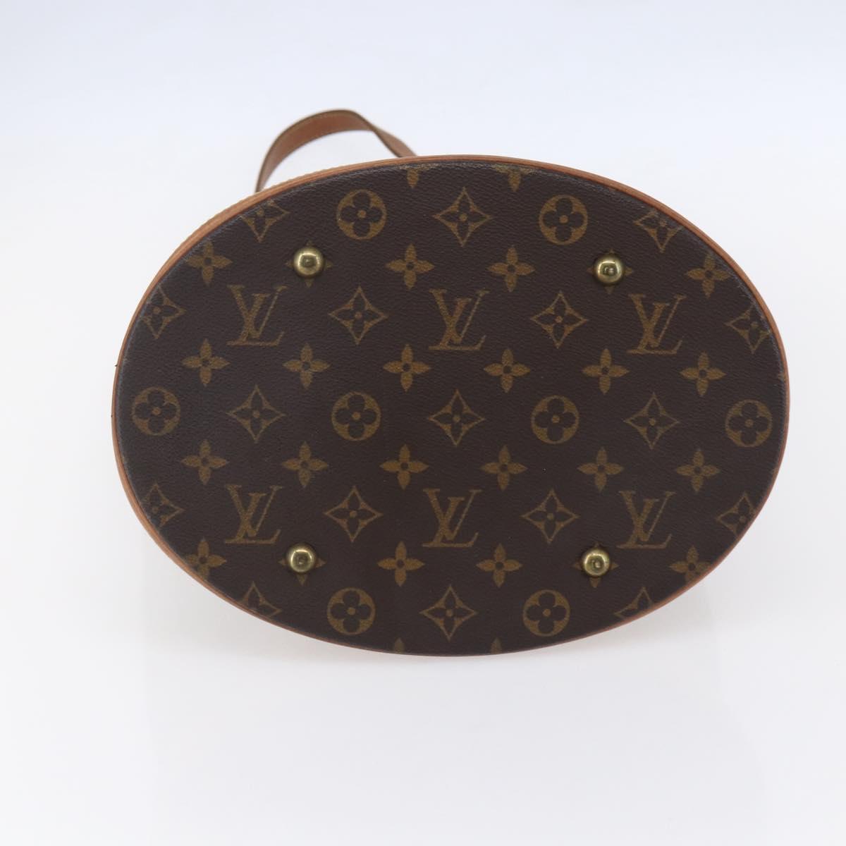LOUIS VUITTON Monogram Bucket GM Shoulder Bag M42236 LV Auth 153530