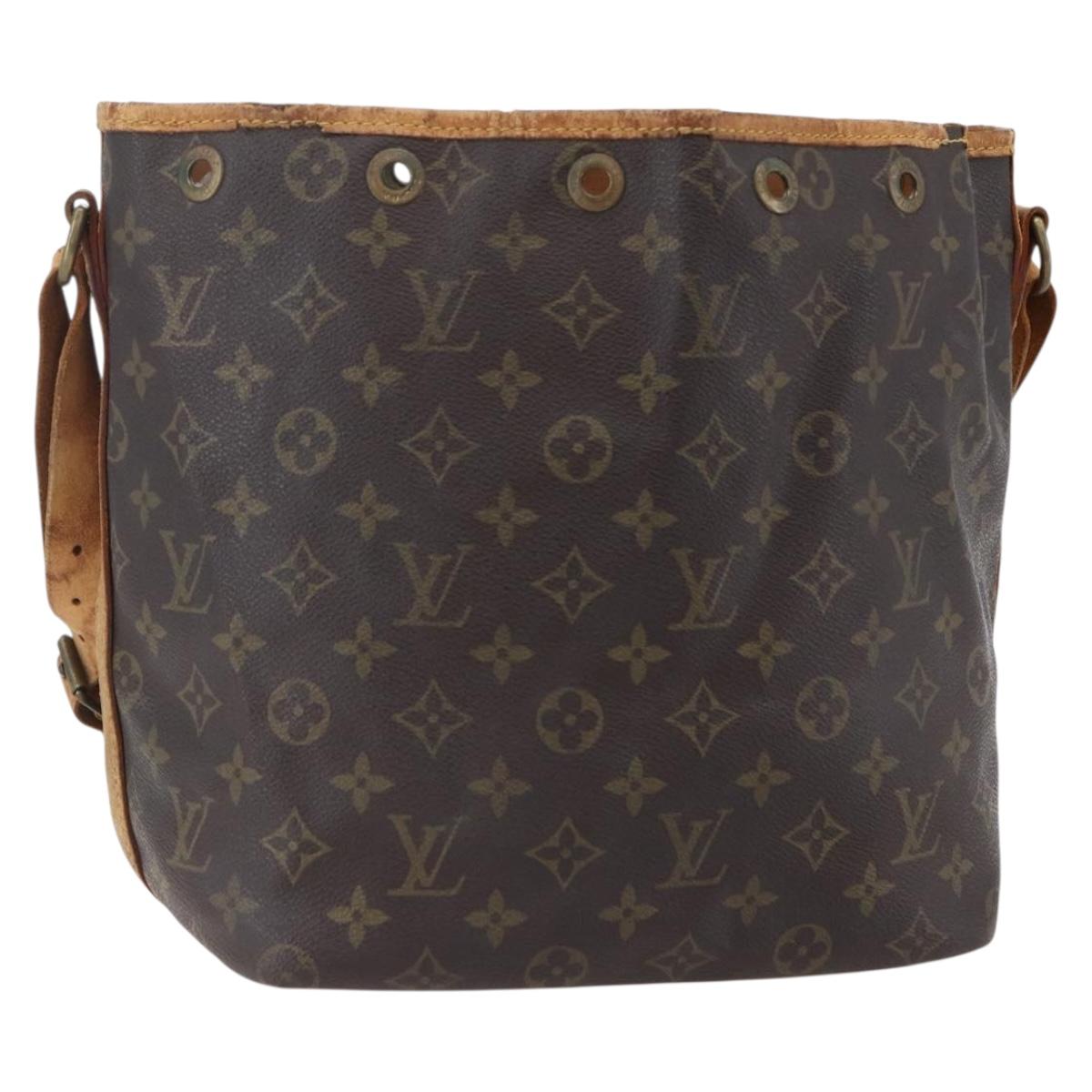 LOUIS VUITTON Monogram Petit Noe Shoulder Bag M42226 LV Auth 153531