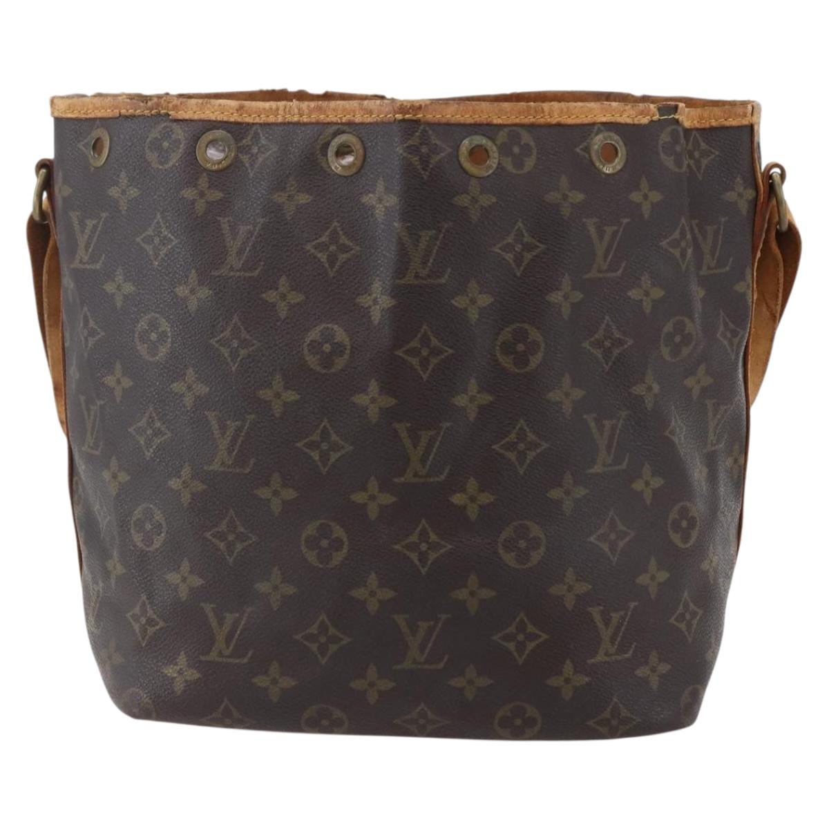 LOUIS VUITTON Monogram Petit Noe Shoulder Bag M42226 LV Auth 153531