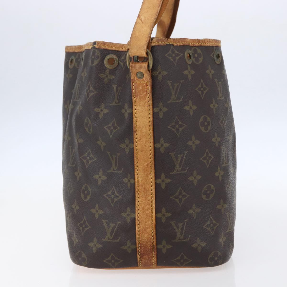 LOUIS VUITTON Monogram Petit Noe Shoulder Bag M42226 LV Auth 153531