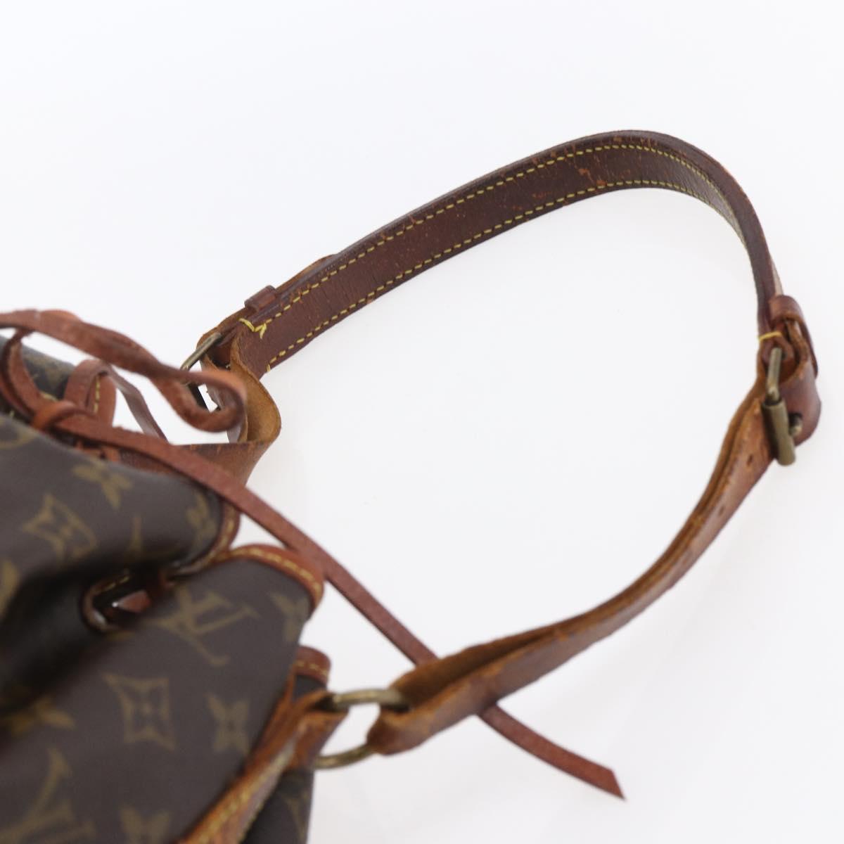 LOUIS VUITTON Monogram Petit Noe Shoulder Bag M42226 LV Auth 153532