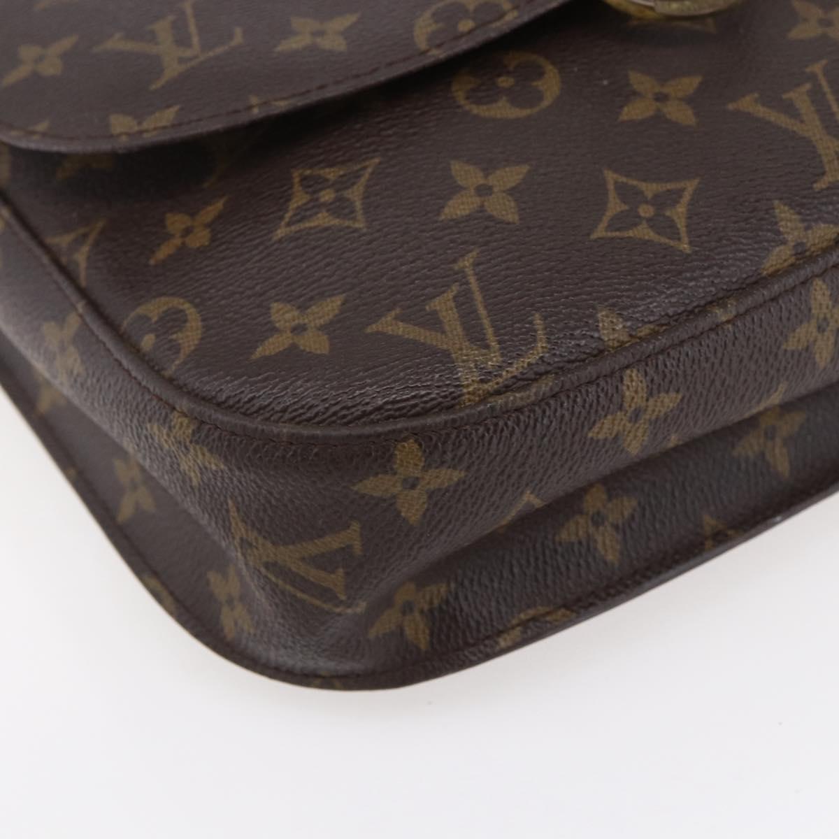 LOUIS VUITTON Monogram Saint Cloud GM Shoulder Bag M51242 LV Auth 153543