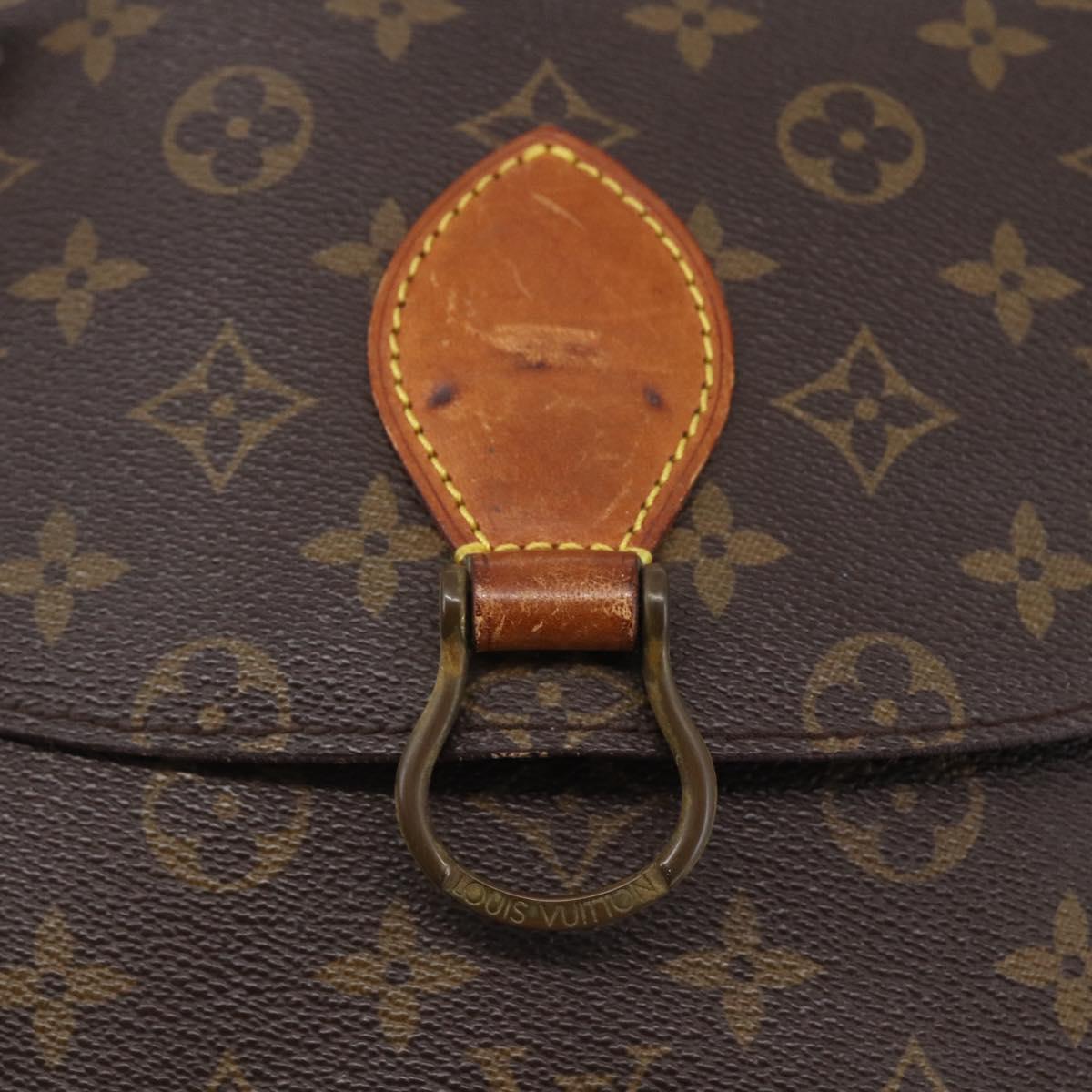 LOUIS VUITTON Monogram Saint Cloud GM Shoulder Bag M51242 LV Auth 153543