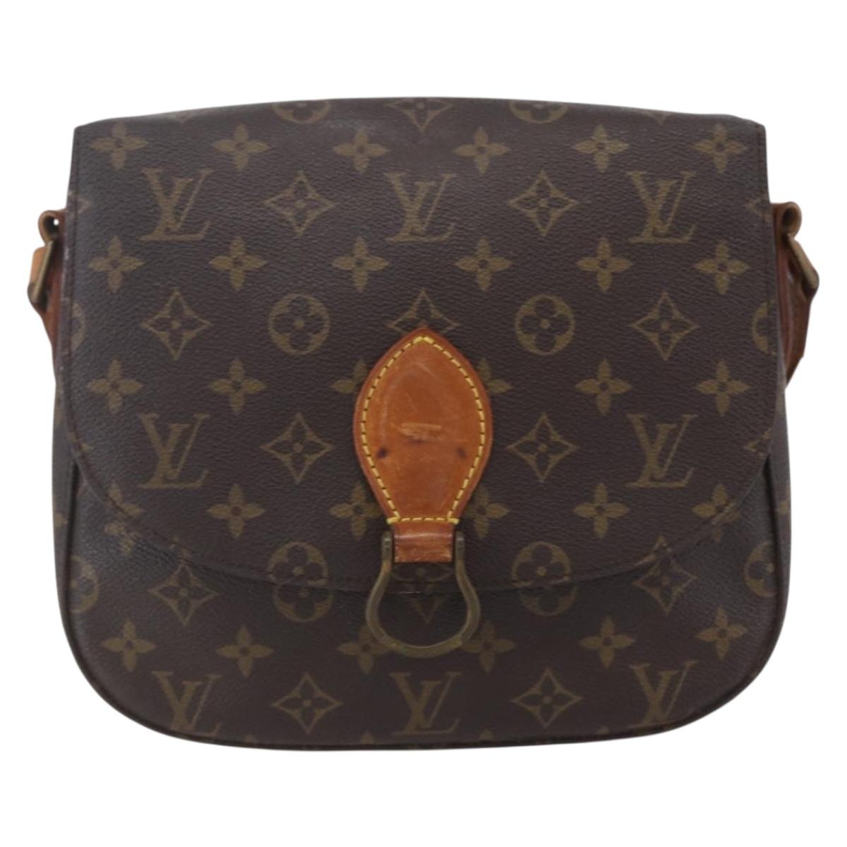 LOUIS VUITTON Monogram Saint Cloud GM Shoulder Bag M51242 LV Auth 153543