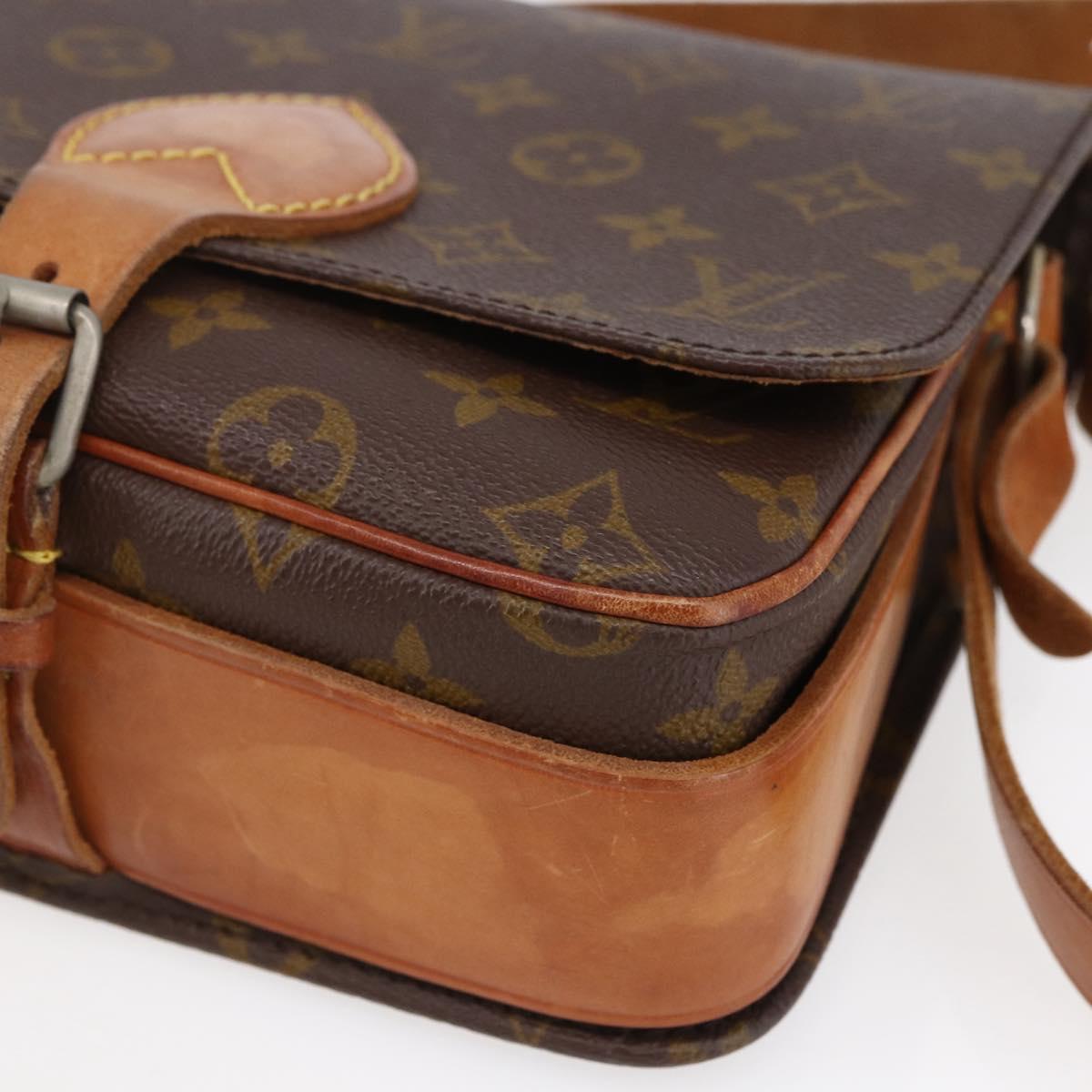 LOUIS VUITTON Monogram Cartouchiere MM Shoulder Bag M51253 LV Auth 153547