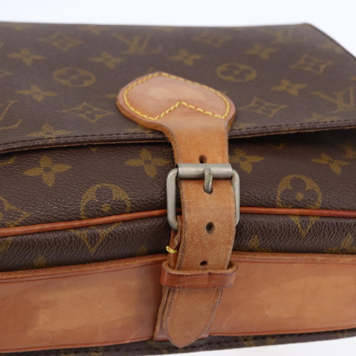 LOUIS VUITTON Monogram Cartouchiere MM Shoulder Bag M51253 LV Auth 153547