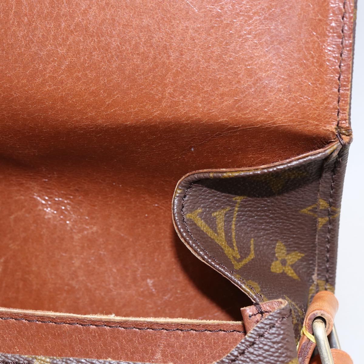 LOUIS VUITTON Monogram Cartouchiere MM Shoulder Bag M51253 LV Auth 153547