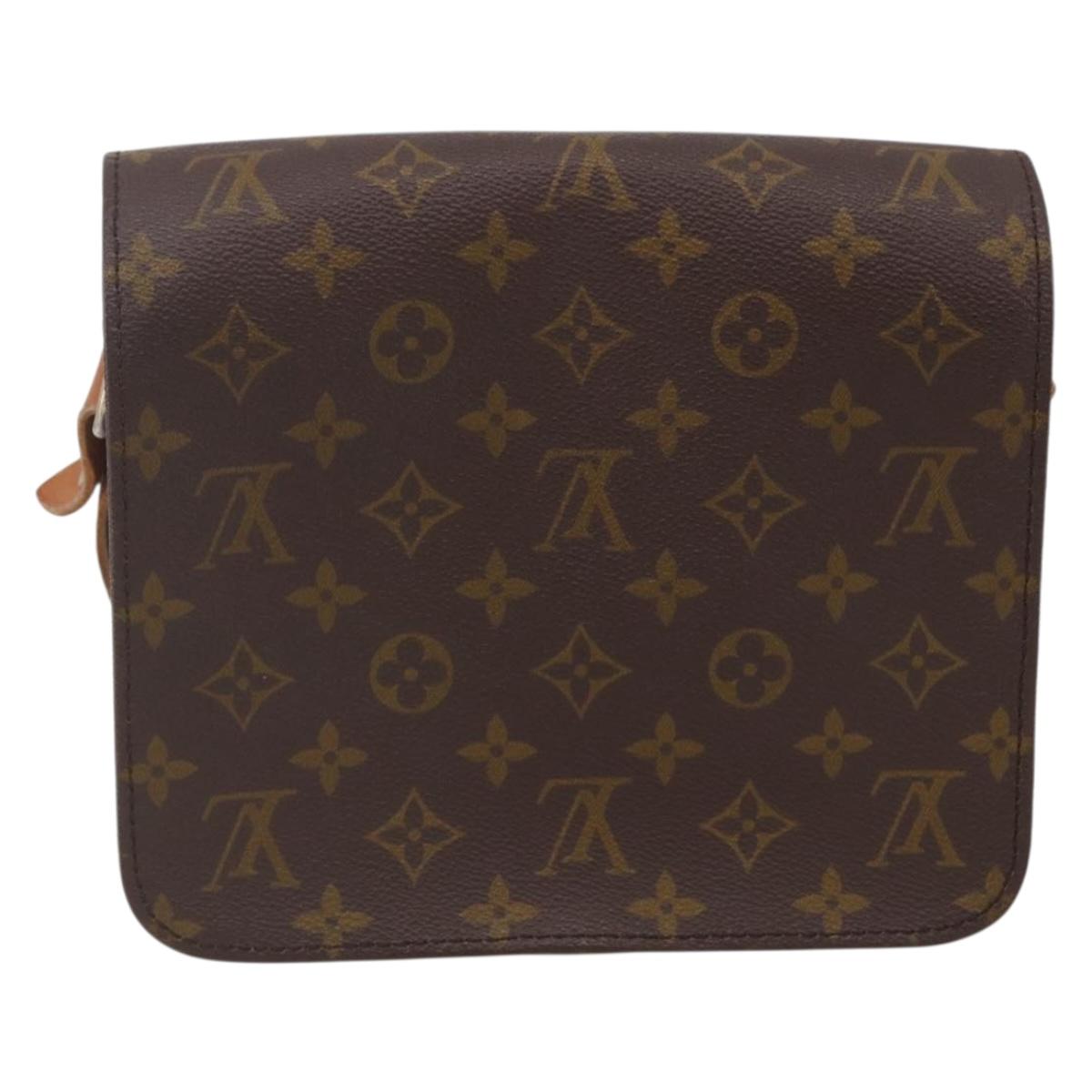 LOUIS VUITTON Monogram Cartouchiere MM Shoulder Bag M51253 LV Auth 153547