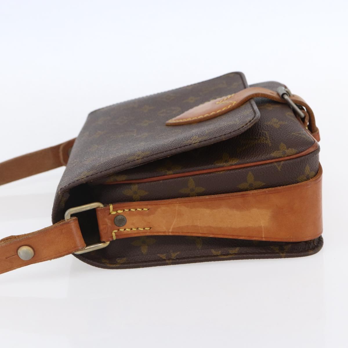 LOUIS VUITTON Monogram Cartouchiere MM Shoulder Bag M51253 LV Auth 153547