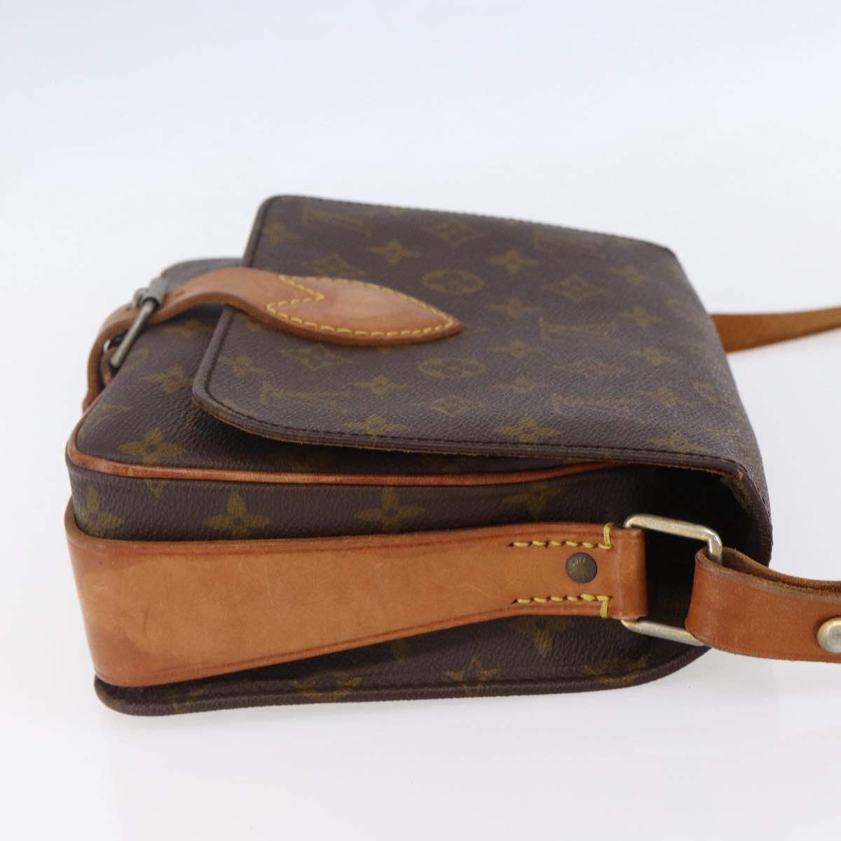 LOUIS VUITTON Monogram Cartouchiere MM Shoulder Bag M51253 LV Auth 153547