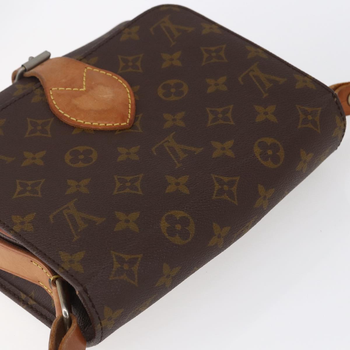 LOUIS VUITTON Monogram Cartouchiere MM Shoulder Bag M51253 LV Auth 153547