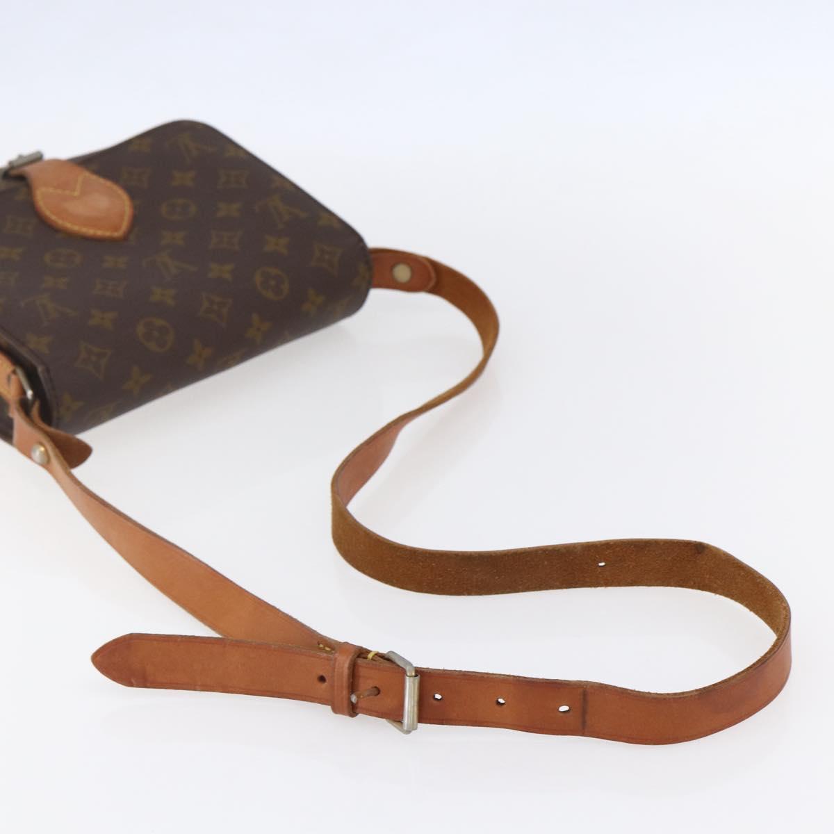 LOUIS VUITTON Monogram Cartouchiere MM Shoulder Bag M51253 LV Auth 153547