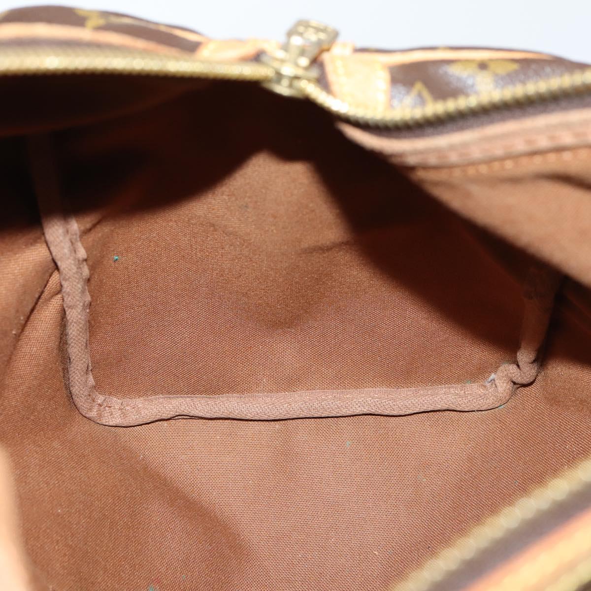 LOUIS VUITTON Monogram Sac Souple 35 Boston Bag M41626 LV Auth 153551