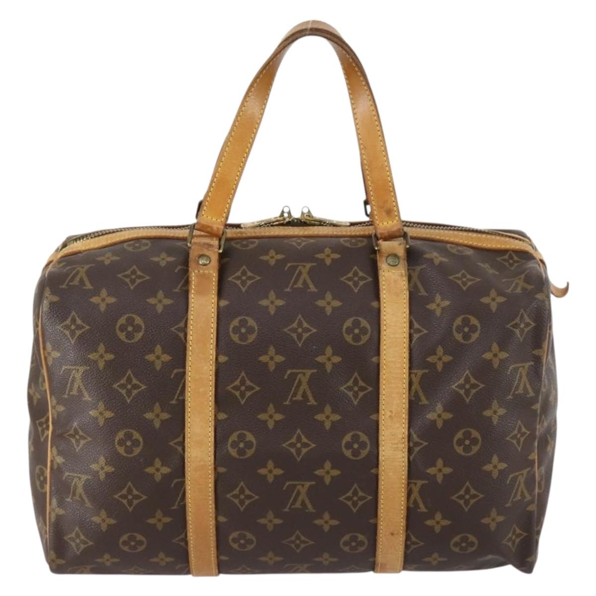 LOUIS VUITTON Monogram Sac Souple 35 Boston Bag M41626 LV Auth 153551