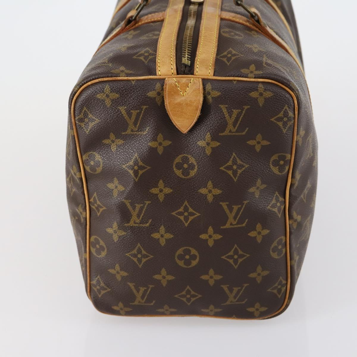 LOUIS VUITTON Monogram Sac Souple 35 Boston Bag M41626 LV Auth 153551
