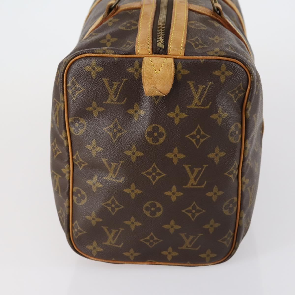 LOUIS VUITTON Monogram Sac Souple 35 Boston Bag M41626 LV Auth 153551
