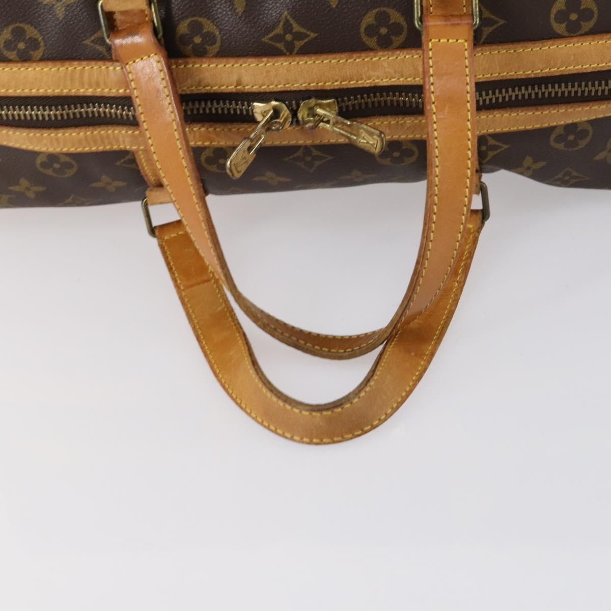 LOUIS VUITTON Monogram Sac Souple 35 Boston Bag M41626 LV Auth 153551