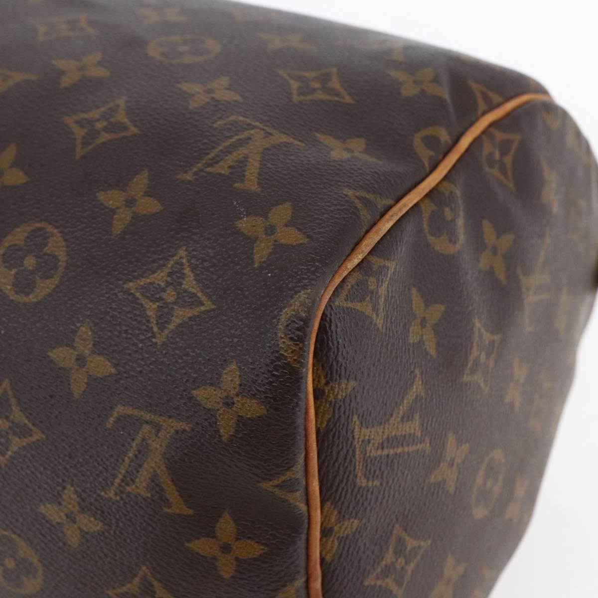 LOUIS VUITTON Monogram Speedy 30 Hand Bag M41526 LV Auth 153552