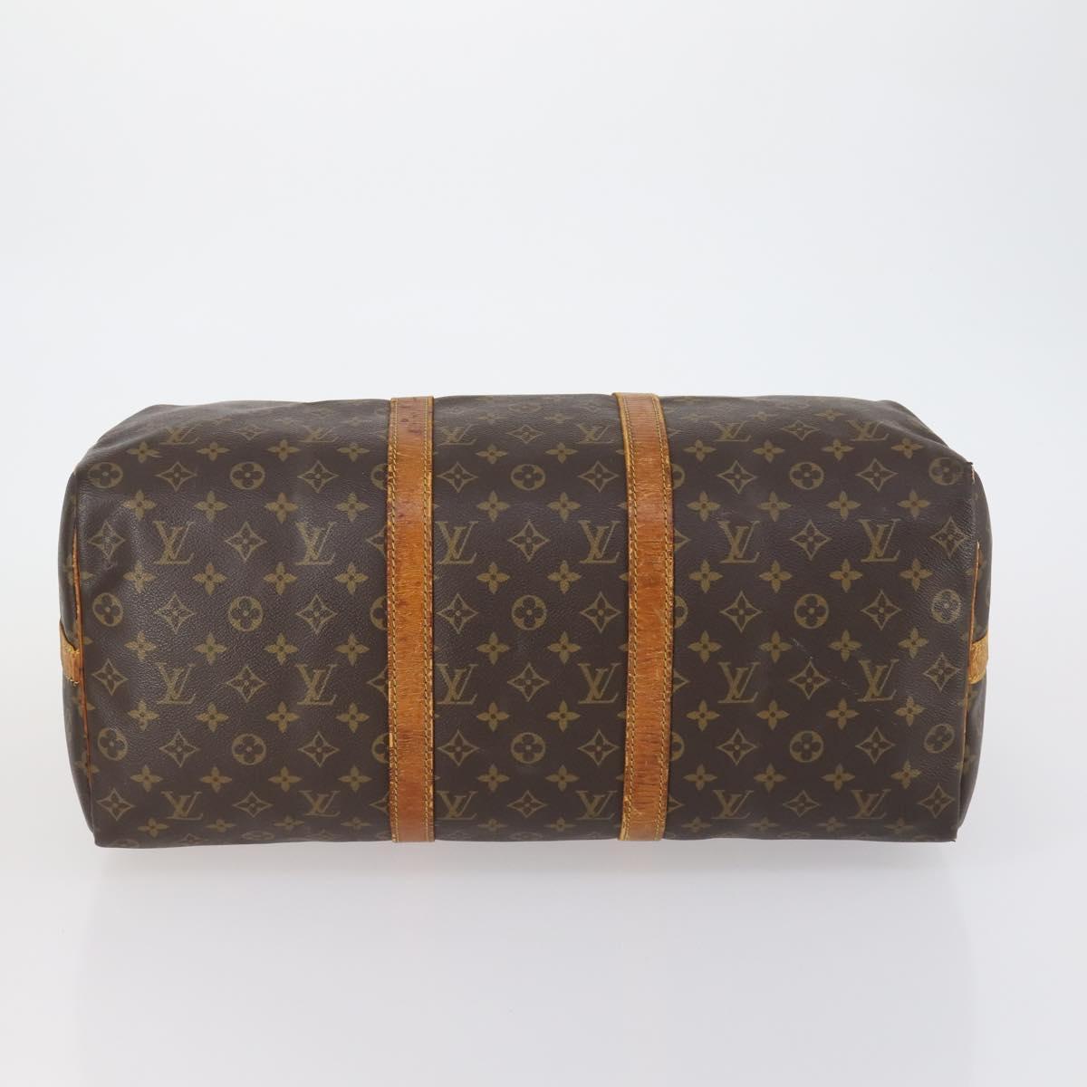 LOUIS VUITTON Monogram Keepall Bandouliere 50 Boston Bag M41416 LV Auth 153554