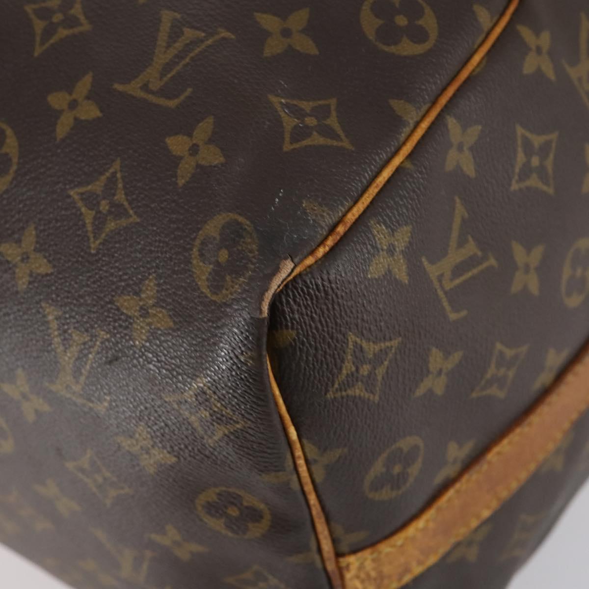 LOUIS VUITTON Monogram Keepall Bandouliere 50 Boston Bag M41416 LV Auth 153554