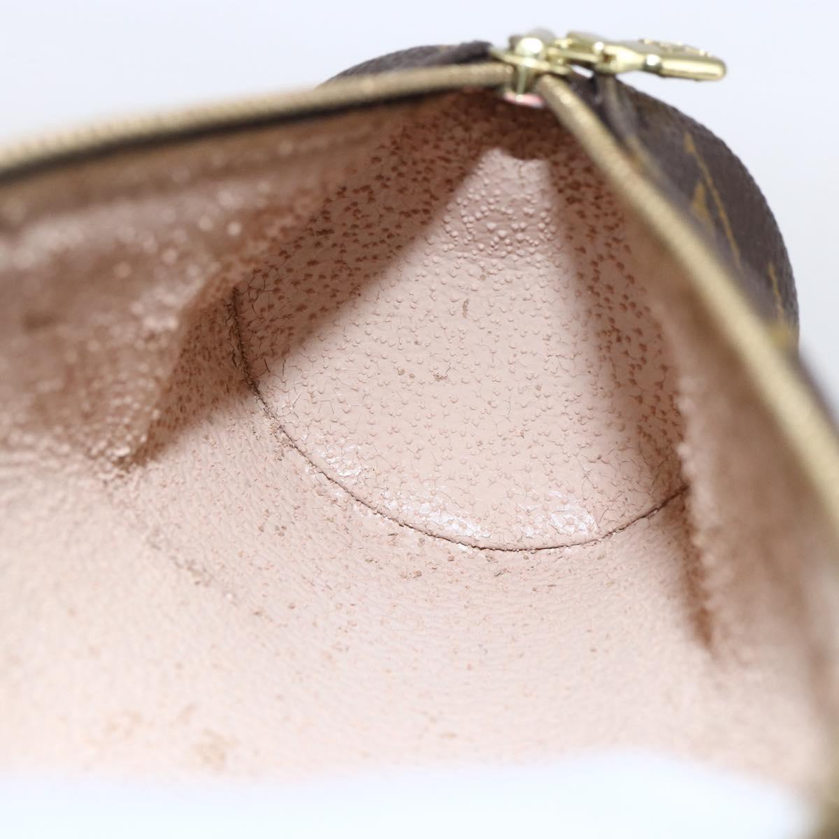 LOUIS VUITTON Monogram Trousse Rondo Pouch M47630 LV Auth 153563