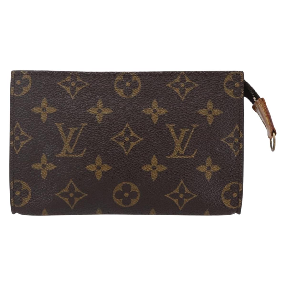LOUIS VUITTON Monogram Bucket PM Accessory Pouch LV Auth 153565