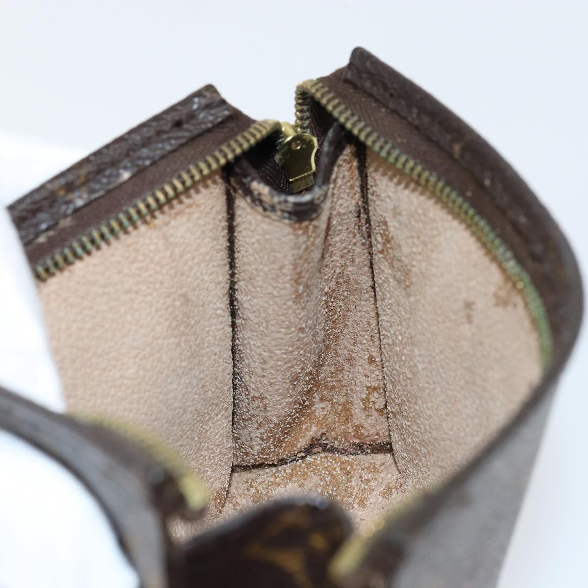 LOUIS VUITTON Monogram Poche Toilette 15 Pouch M47546 LV Auth 153566